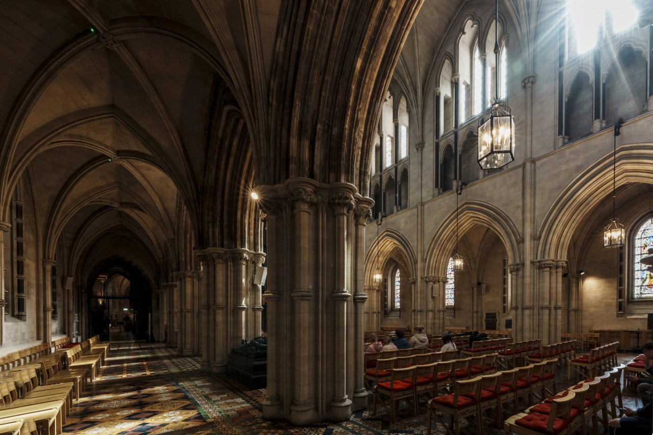 inside Christchurch Cathedral