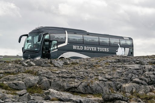 Wild Rover coach at the burren in county clare